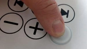 Button Symbol ausschneiden