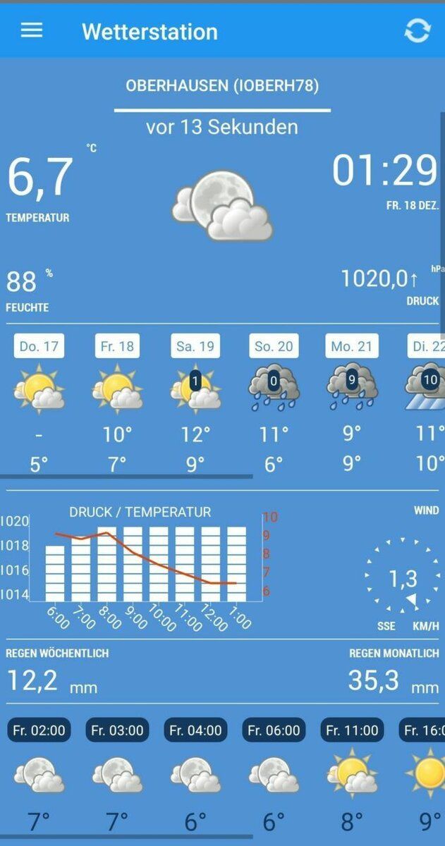 Wetterstation App