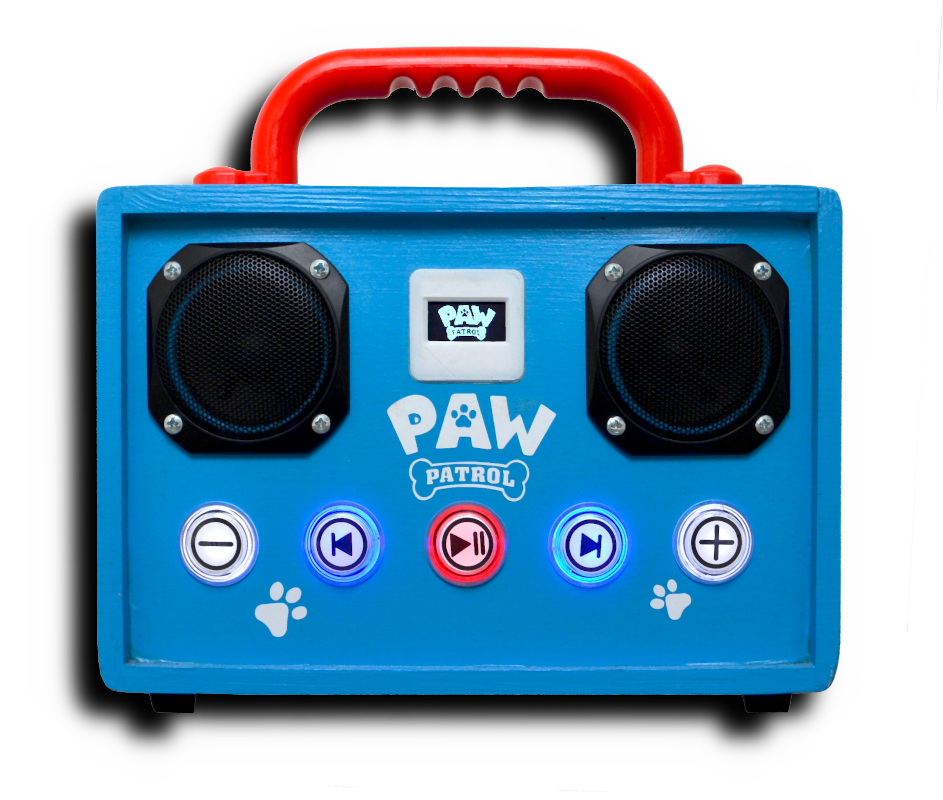 Schnellere Boot-Time mit Paw Patrol Logo im Display - Phoniebox Paw Patrol Style